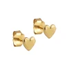 Heart Studs , gold