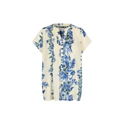 HeatherLL Top SS, blue