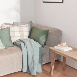 Heaven plaid, dusty green