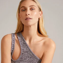 HERMIONE Recycled Crystal Hoop Øreringe, gold plated