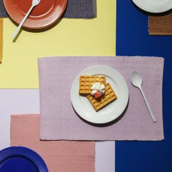 Herringbone dækkeserviet, lilla