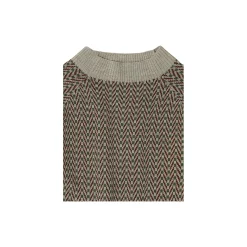 Herringbone Sweater, oat melange