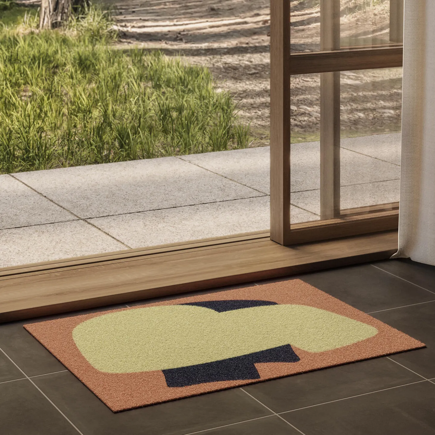 Heymat X Sight Unseen dørmåtte, peach