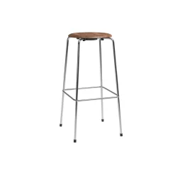 High Dot™ barstol, lacquered walnut