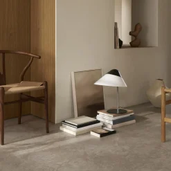 HJW02 Opala bordlampe midi, sort