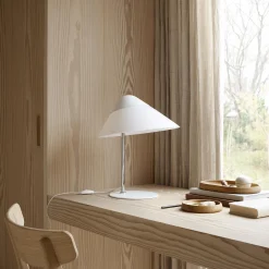 HJW01 Opala bordlampe mini, hvid