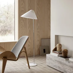 HJW03 Opala gulvlampe, hvid