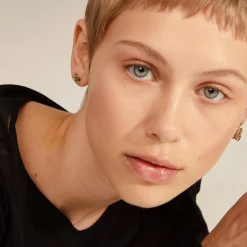 HORIZON Ørestikker, gold plated