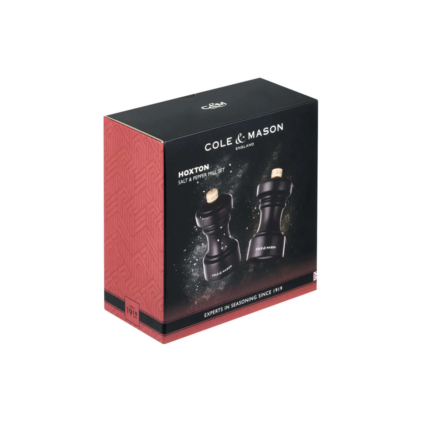 Hoxton Salt and pepper set, mørk brun