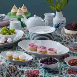 Hvid Elements fad 23 cm