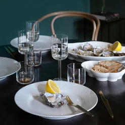 Hvid Elements fad 38,5 cm