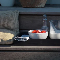 Hvid Halvblonde skål 73 cl