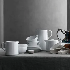 Hvid Riflet kande 1,5 L