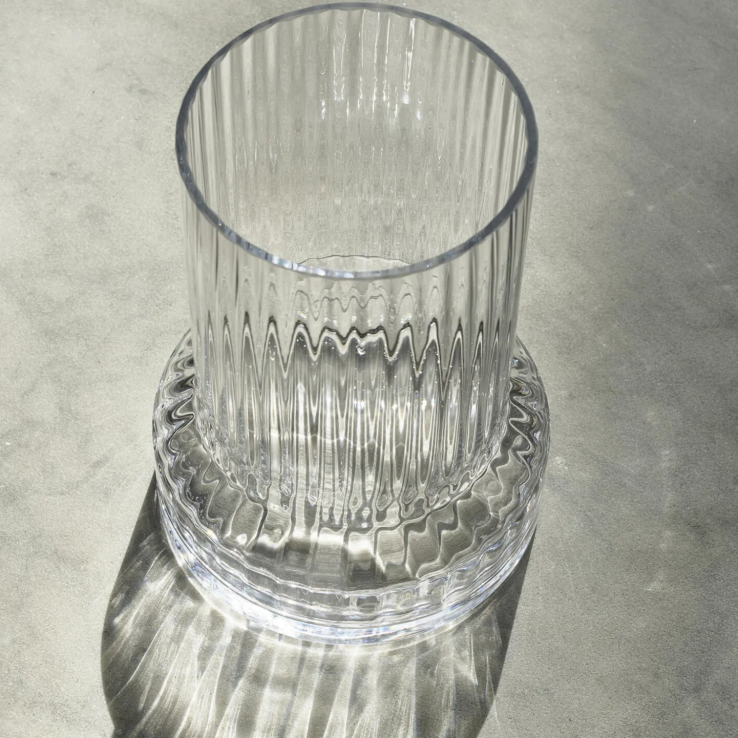 Hvils vase med riller