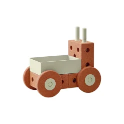 3-i-1 Gåvogn, burnt orange/dusty green