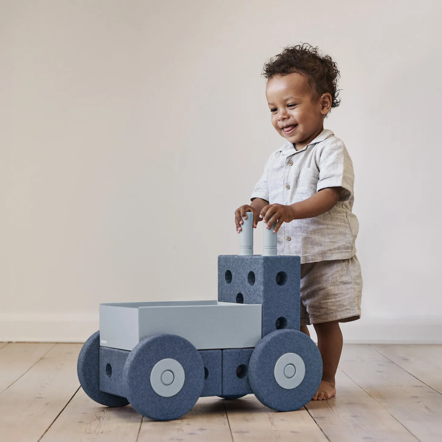 3-i-1 Gåvogn, deep blue/sky blue