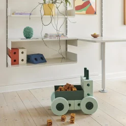 3-i-1 Gåvogn, ocean mint/forest green