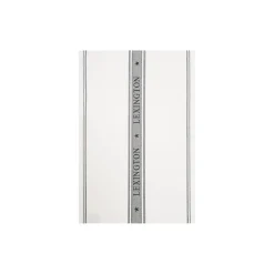 Icons Cotton Jacquard Star Kitchen Towel, white/black