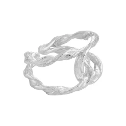 Idun Double Ring, forsølvet