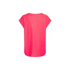 IHLINNO Blouse with Short Sleeve, geranium