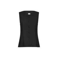IHLINNO Waistcoat, black