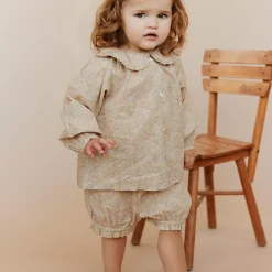 IngaSB Blouse, rose with yellow