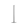 INLAY F1 LINEAR gulvlampe, matt black/satin silver