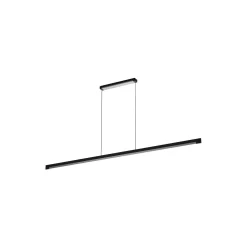 INLAY S1900 LINEAR pendel, matt black/satin silver