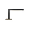 INLAY T2 LINEAR bordlampe, matt black/satin gold
