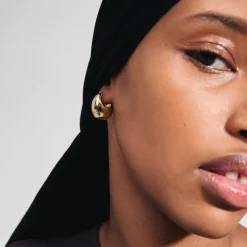 INTENT Øreringe, gold plated