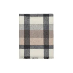 Intersection plaid, camel/white/grey