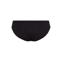 Invisible Cotton Midi Briefs, black