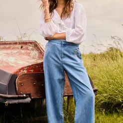 IR Tawny Pants, light blue denim