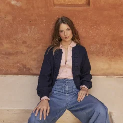 IRAnnie Cardigan, maritime blue