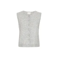 IRLOVEY Waistcoat, medium grey melange