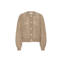 IRMELIA Cardigan, cacao nibs melange