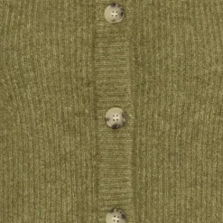 IRSILVI Waistcoat, green moss melange