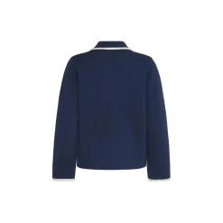 IRUMA Cardigan, maritime blue