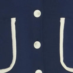 IRUMA Cardigan, maritime blue