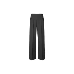 IsobelDEA Trousers Straight Leg, black