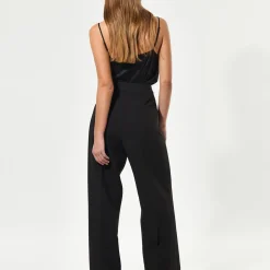 IsobelDEA Trousers Straight Leg, black