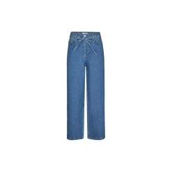 IsoldeMD solid pants, distressed blue