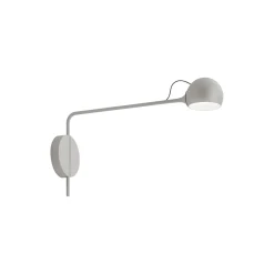 IXA væglampe, white/ grey