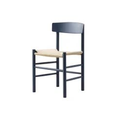 J39 Mogensen stol, indigo blue/natur