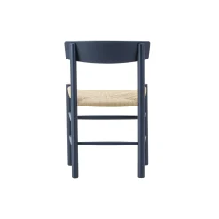 J39 Mogensen stol, indigo blue/natur