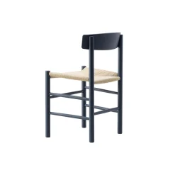 J39 Mogensen stol, indigo blue/natur