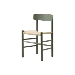 J39 Mogensen stol, khaki green/natur