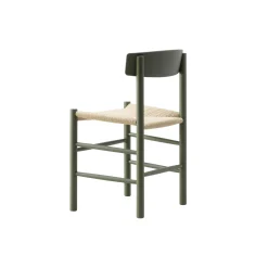 J39 Mogensen stol, khaki green/natur