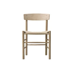 J39 Mogensen stol, lysolieret eg/natur