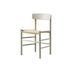 J39 Mogensen stol, pebble grey/natur